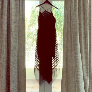 BCBG black tulle dress